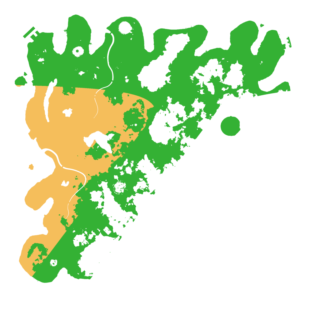 Biome Rust Map: Procedural Map, Size: 4500, Seed: 500287315