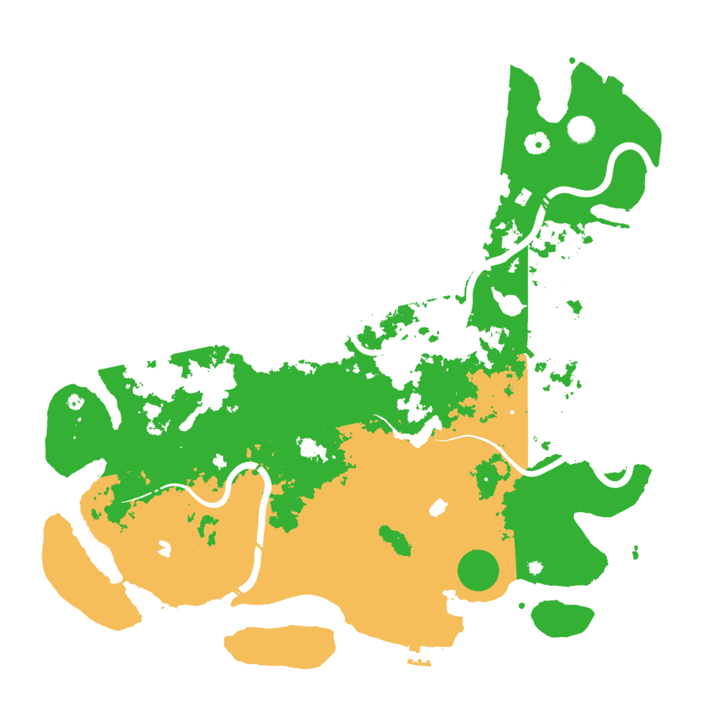 Biome Rust Map: Procedural Map, Size: 4500, Seed: 687162358