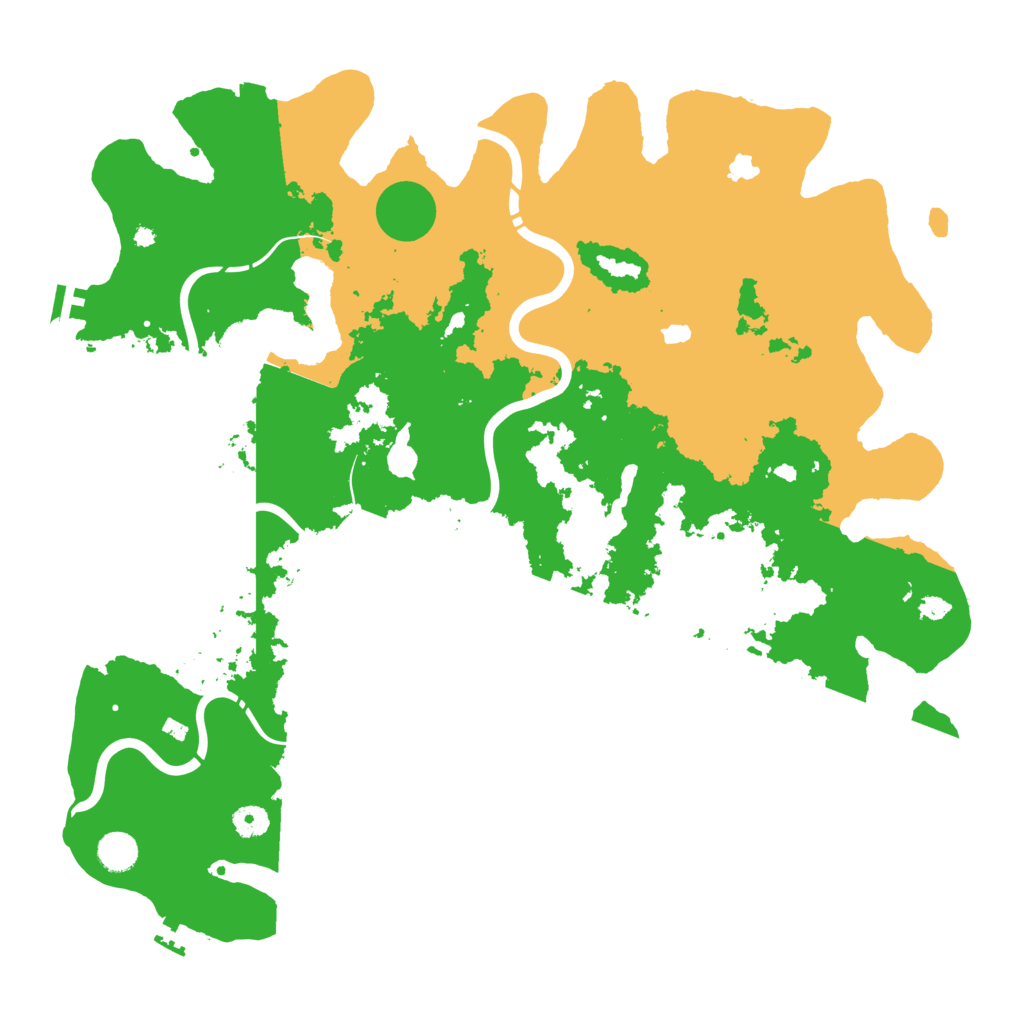 Biome Rust Map: Procedural Map, Size: 4500, Seed: 253585596