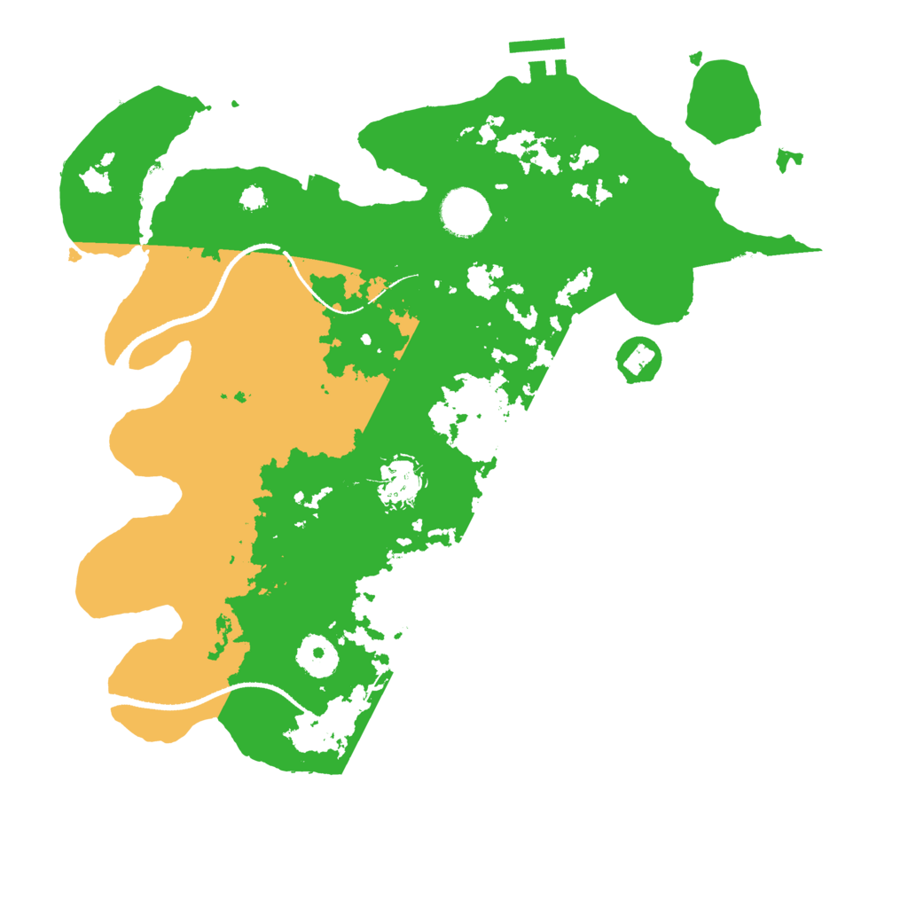 Biome Rust Map: Procedural Map, Size: 3300, Seed: 1811841699