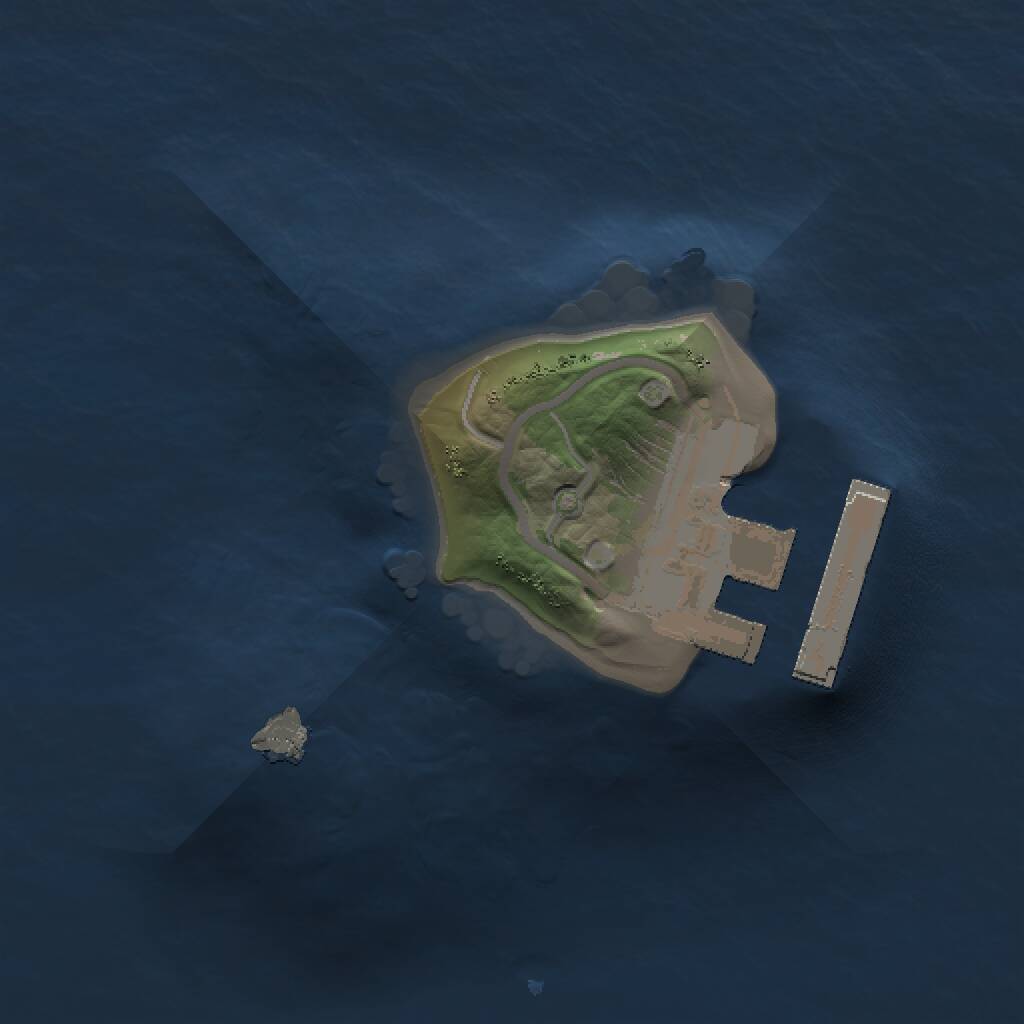 Rust Map: Procedural Map, Size: 1000, Seed: 12321312, 2 Monuments