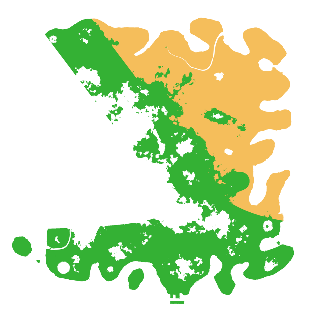 Biome Rust Map: Procedural Map, Size: 4500, Seed: 17915