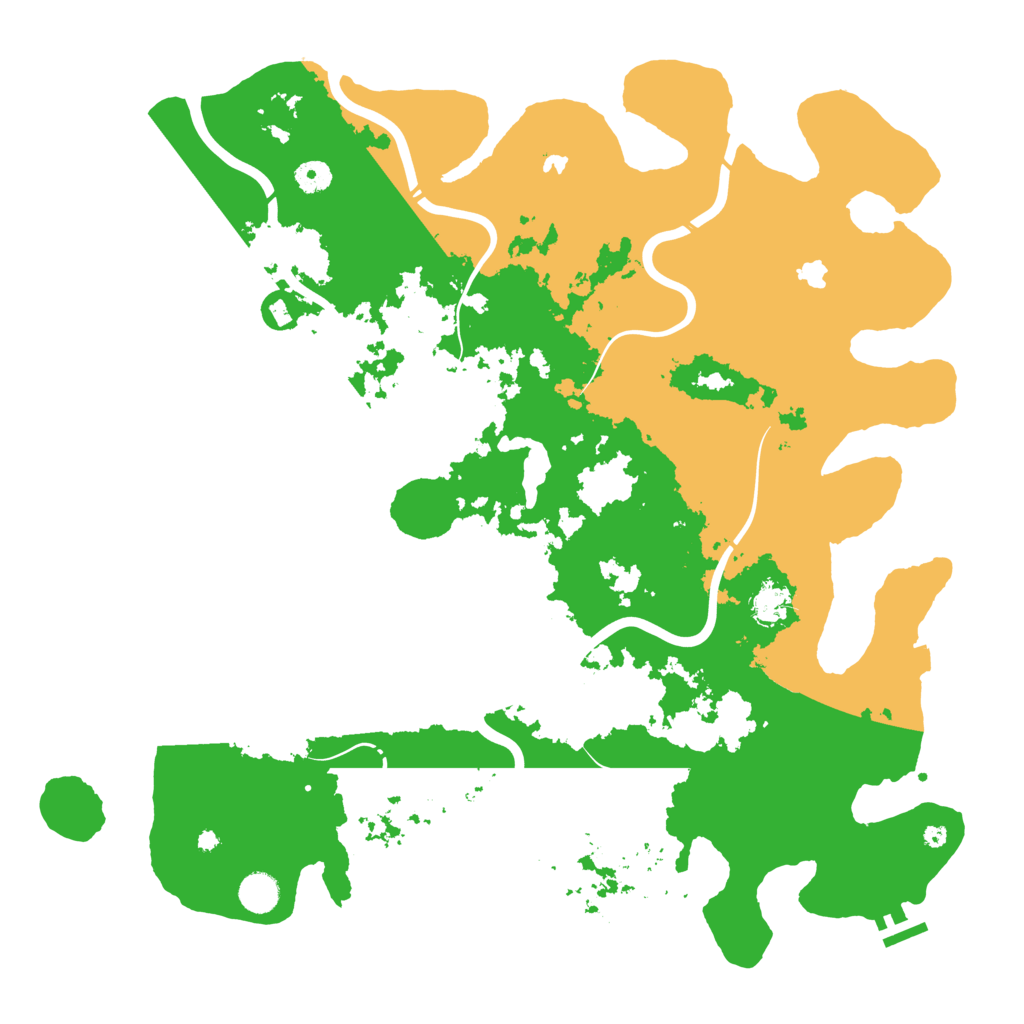 Biome Rust Map: Procedural Map, Size: 4500, Seed: 17915