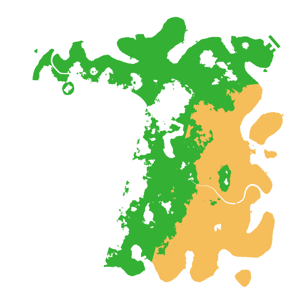 Biome Rust Map: Procedural Map, Size: 4000, Seed: 5608