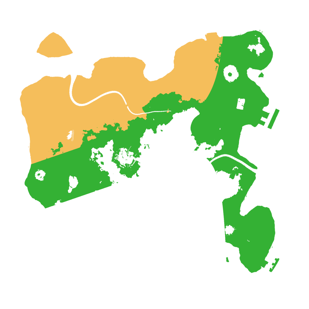 Biome Rust Map: Procedural Map, Size: 3000, Seed: 972963165