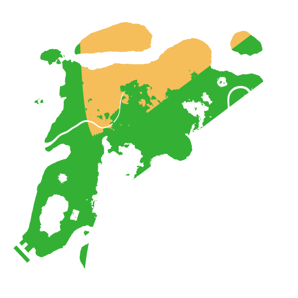 Biome Rust Map: Procedural Map, Size: 3000, Seed: 1711812112