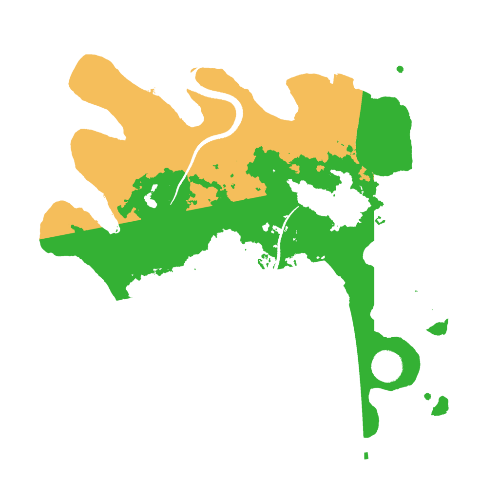 Biome Rust Map: Procedural Map, Size: 2900, Seed: 199