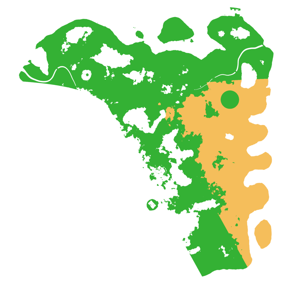 Biome Rust Map: Procedural Map, Size: 4253, Seed: 309640780