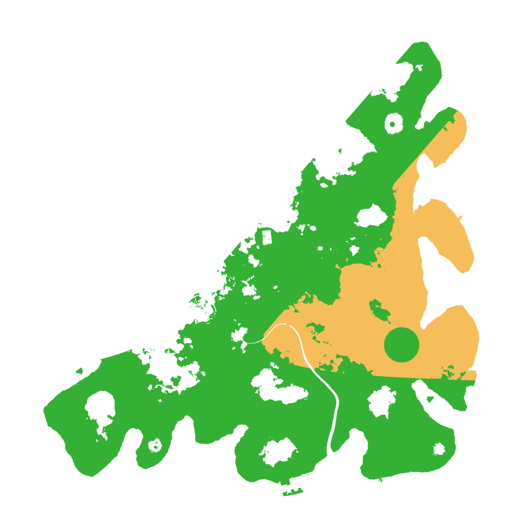 Biome Rust Map: Procedural Map, Size: 3900, Seed: 170