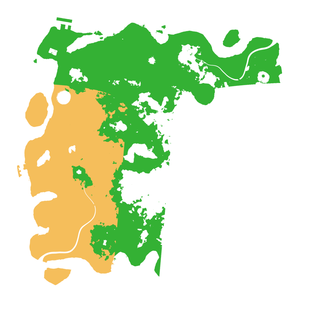 Biome Rust Map: Procedural Map, Size: 4000, Seed: 5482157