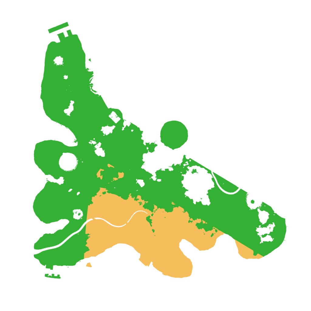 Biome Rust Map: Procedural Map, Size: 3000, Seed: 445634