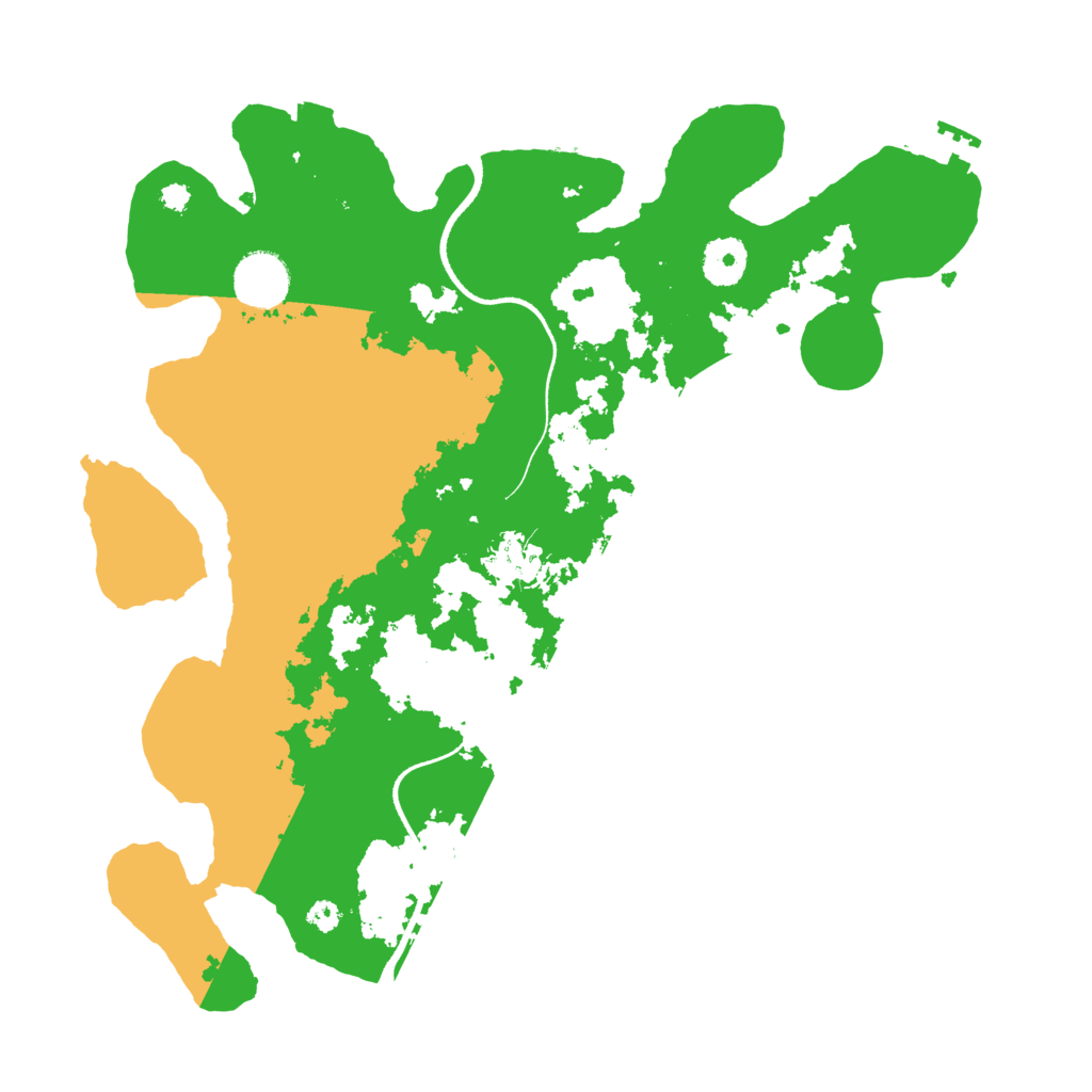 Biome Rust Map: Procedural Map, Size: 3500, Seed: 50003