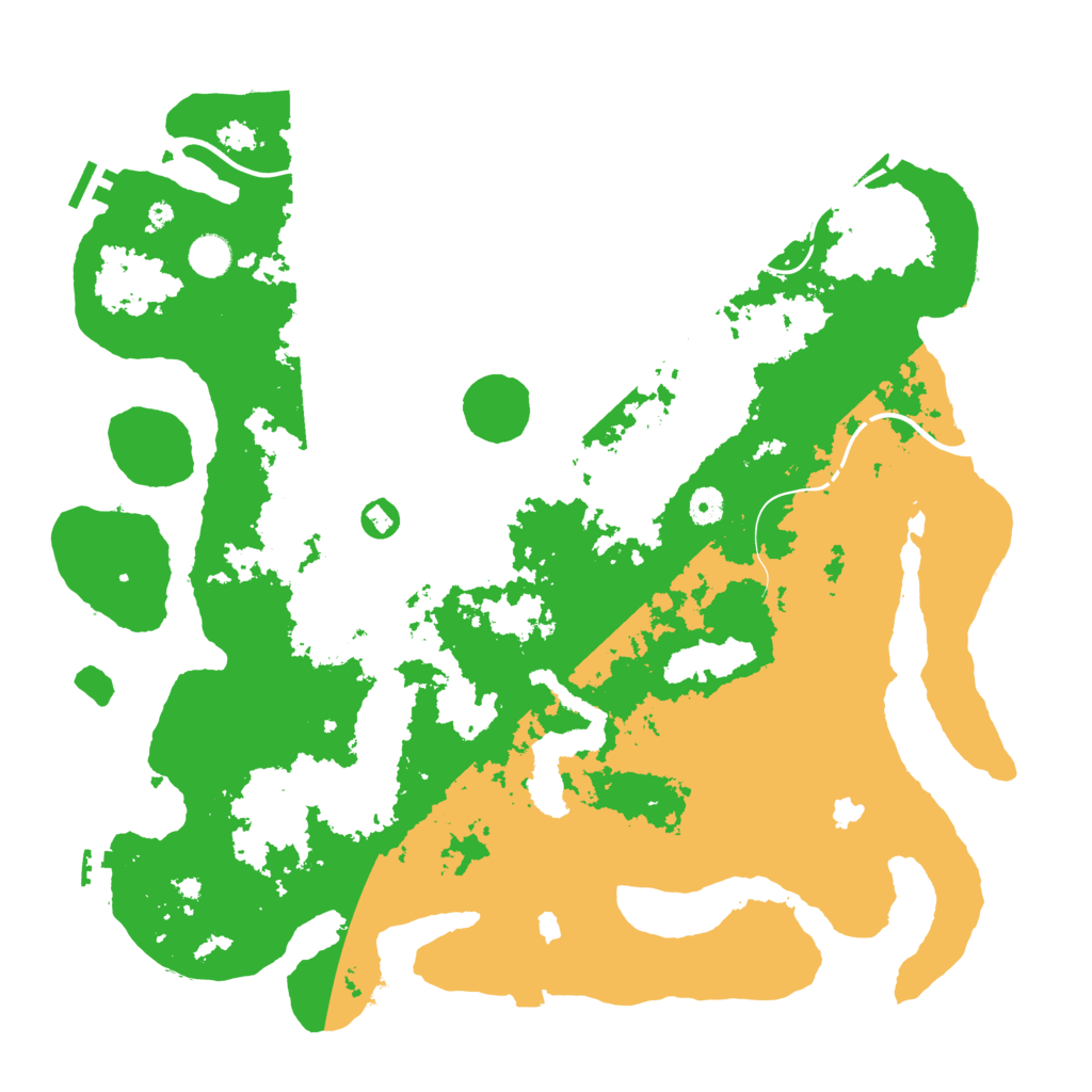 Biome Rust Map: Procedural Map, Size: 4500, Seed: 270498993
