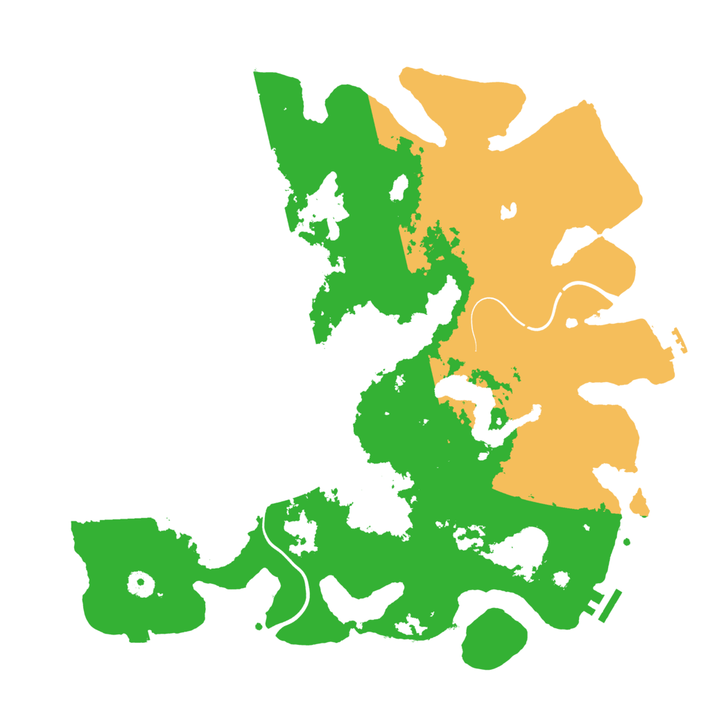 Biome Rust Map: Procedural Map, Size: 4000, Seed: 1952479436