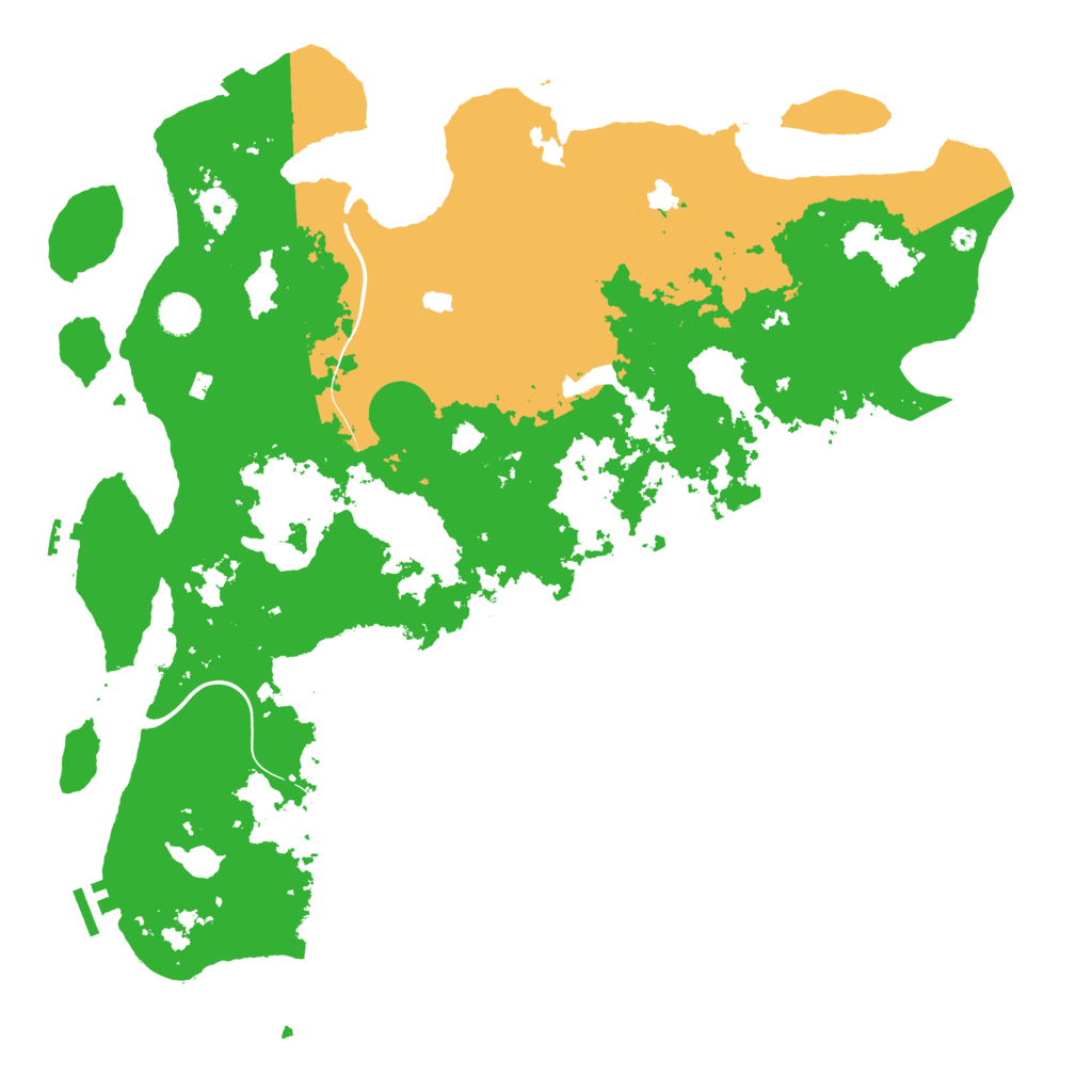 Biome Rust Map: Procedural Map, Size: 4500, Seed: 1881935710