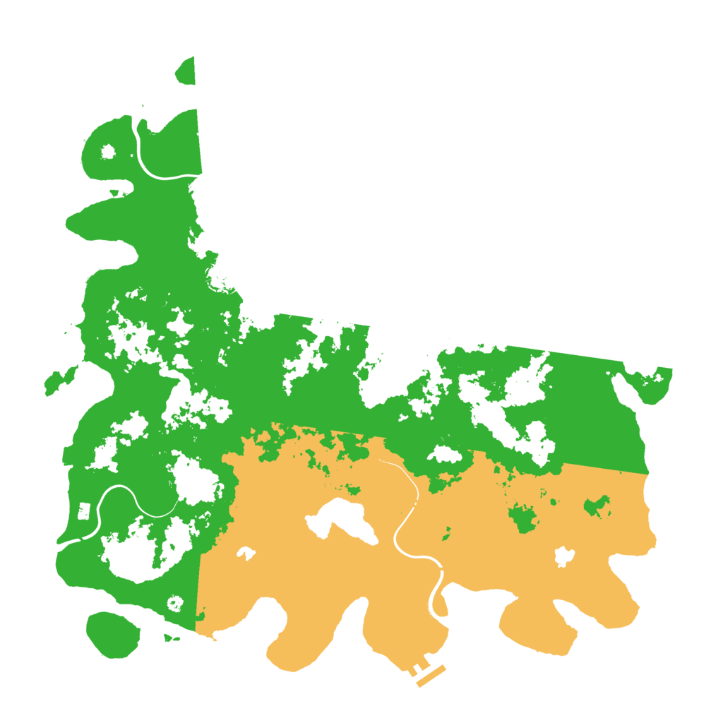 Biome Rust Map: Procedural Map, Size: 4500, Seed: 476960237
