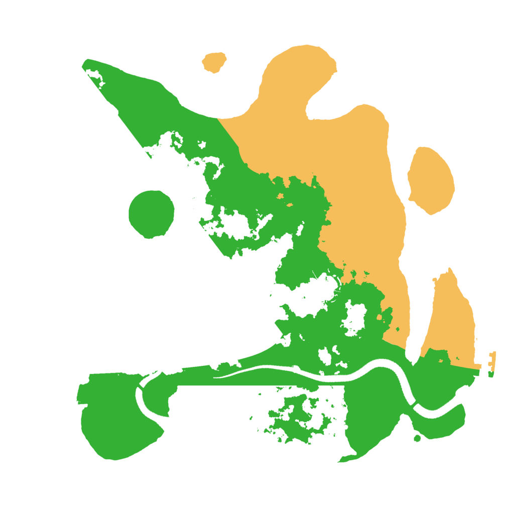 Biome Rust Map: Procedural Map, Size: 3000, Seed: 19767