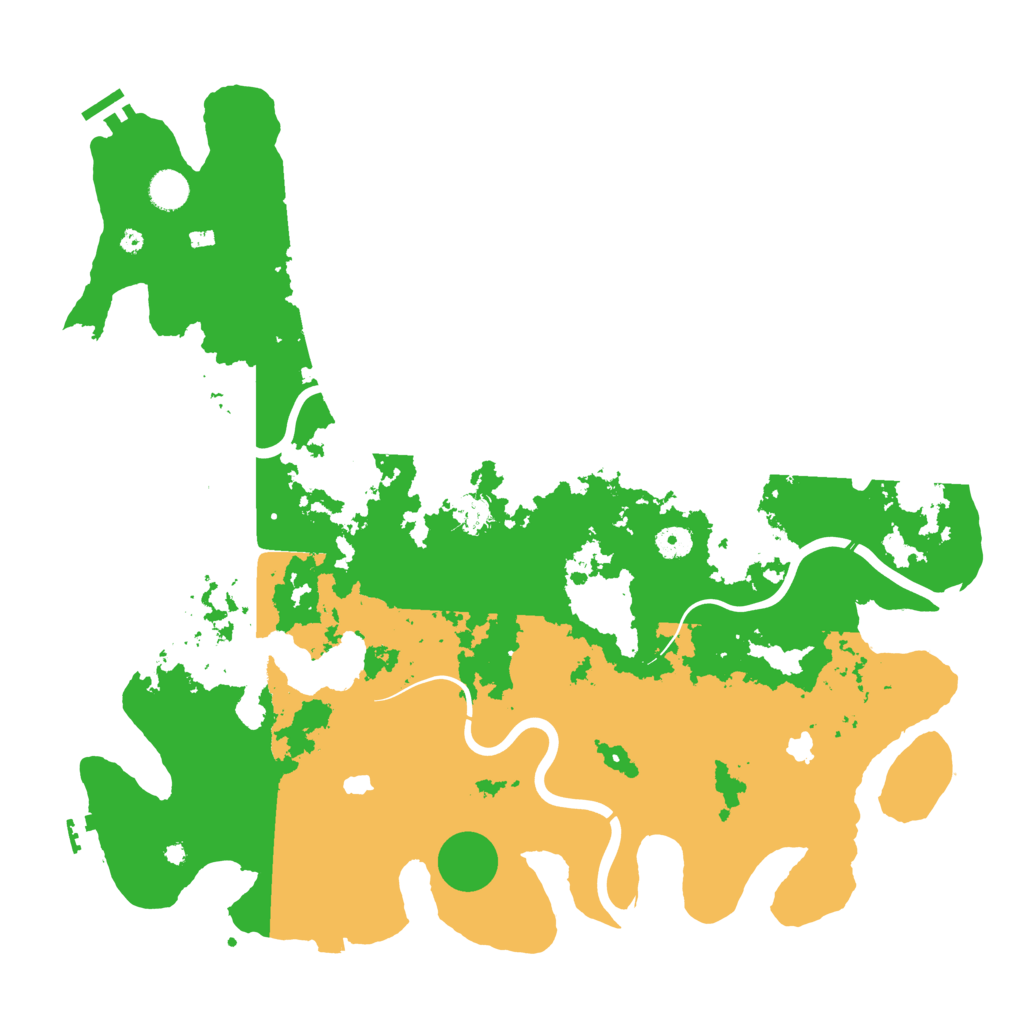 Biome Rust Map: Procedural Map, Size: 4500, Seed: 718882