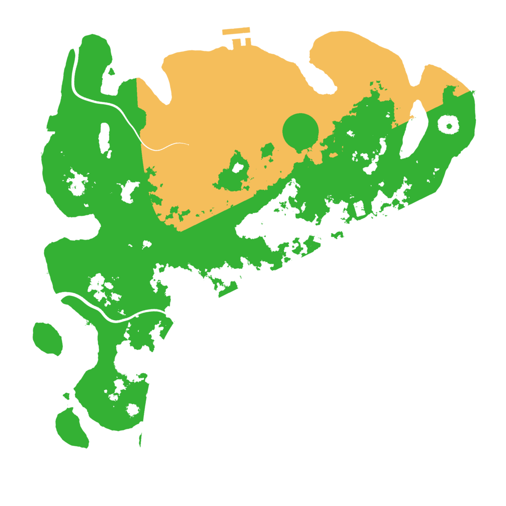 Biome Rust Map: Procedural Map, Size: 3700, Seed: 993930109