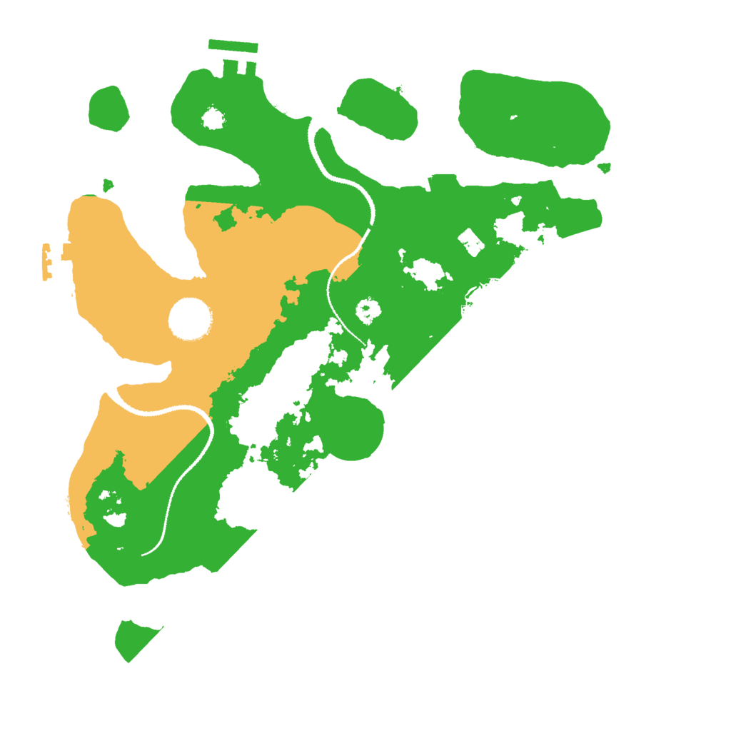 Biome Rust Map: Procedural Map, Size: 3000, Seed: 3133