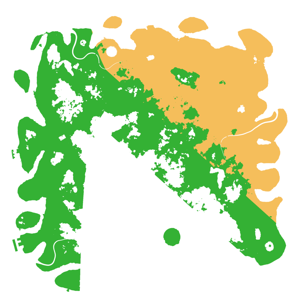 Biome Rust Map: Procedural Map, Size: 5000, Seed: 1093746