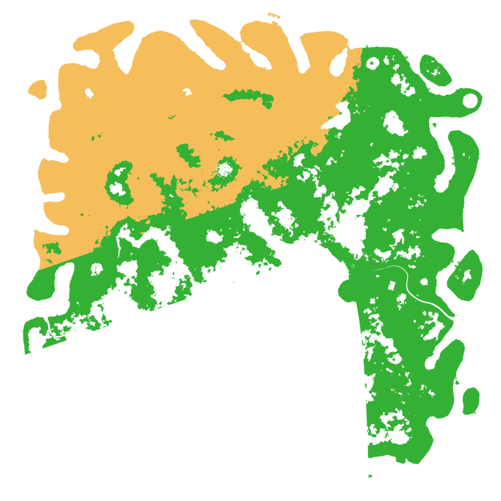 Biome Rust Map: Procedural Map, Size: 6000, Seed: 4163
