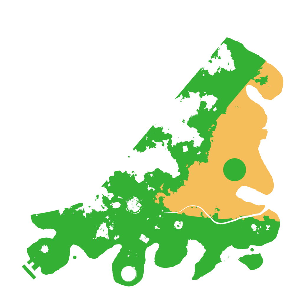 Biome Rust Map: Procedural Map, Size: 3500, Seed: 300484403