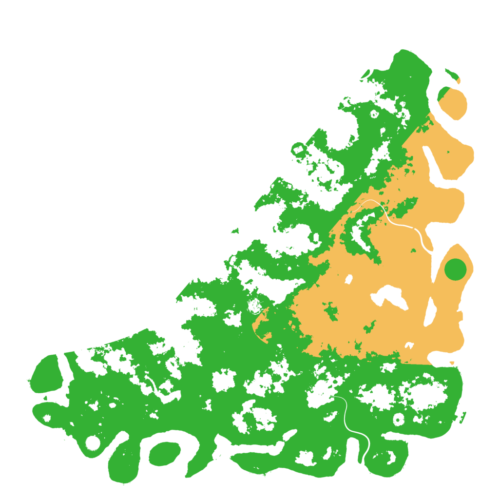Biome Rust Map: Procedural Map, Size: 6000, Seed: 300484403