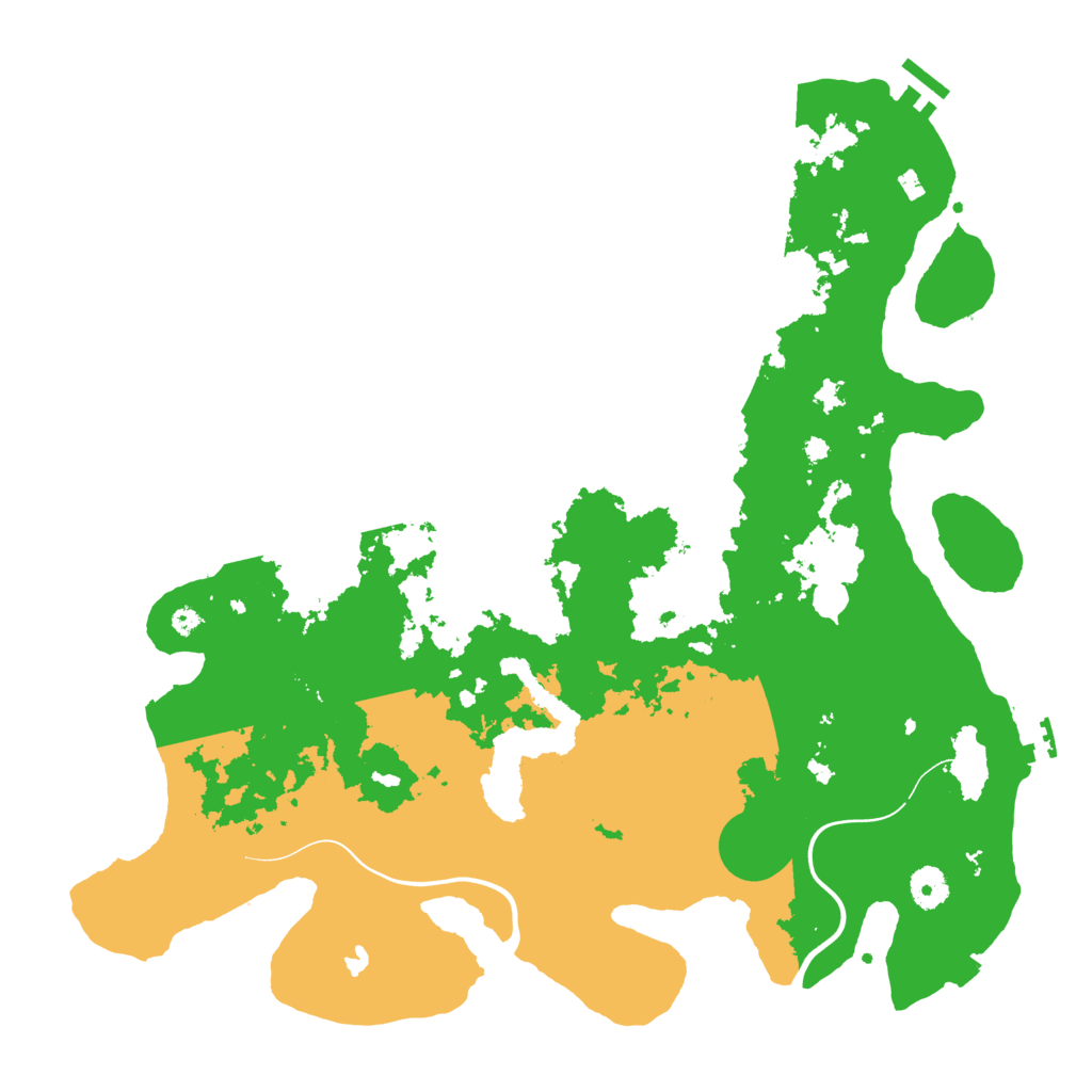 Biome Rust Map: Procedural Map, Size: 4096, Seed: 561893