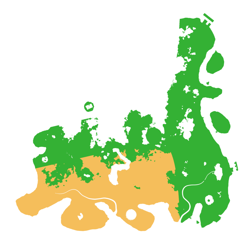 Biome Rust Map: Procedural Map, Size: 4096, Seed: 561893