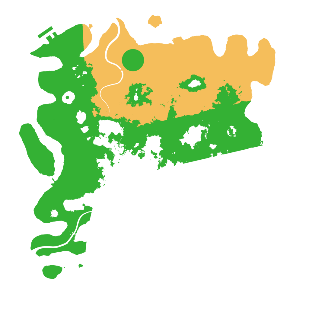 Biome Rust Map: Procedural Map, Size: 3700, Seed: 1171395647