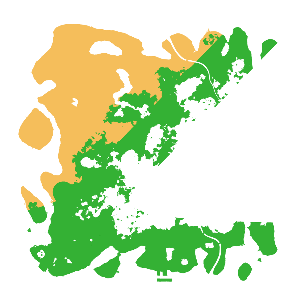 Biome Rust Map: Procedural Map, Size: 4000, Seed: 20241102