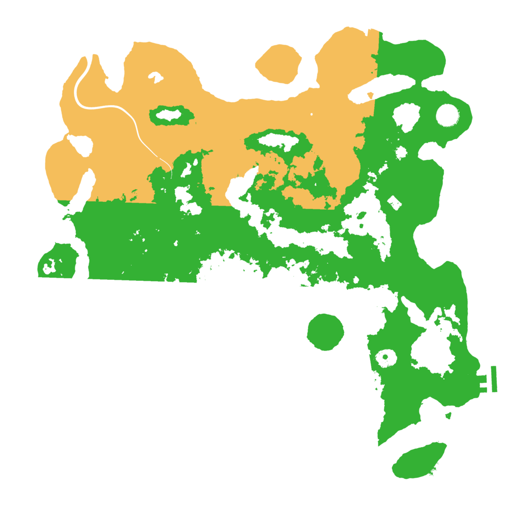 Biome Rust Map: Procedural Map, Size: 4000, Seed: 153648922