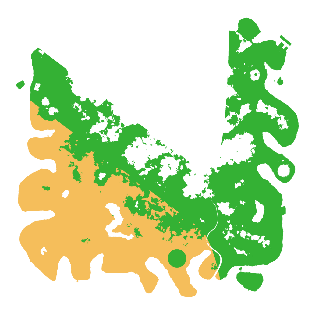 Biome Rust Map: Procedural Map, Size: 4500, Seed: 1450754428