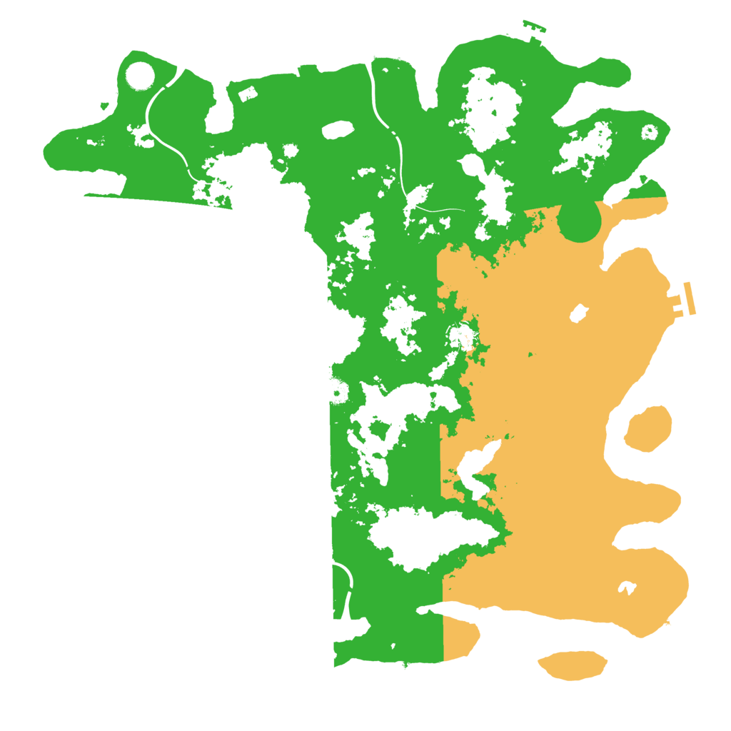 Biome Rust Map: Procedural Map, Size: 4500, Seed: 2089008278