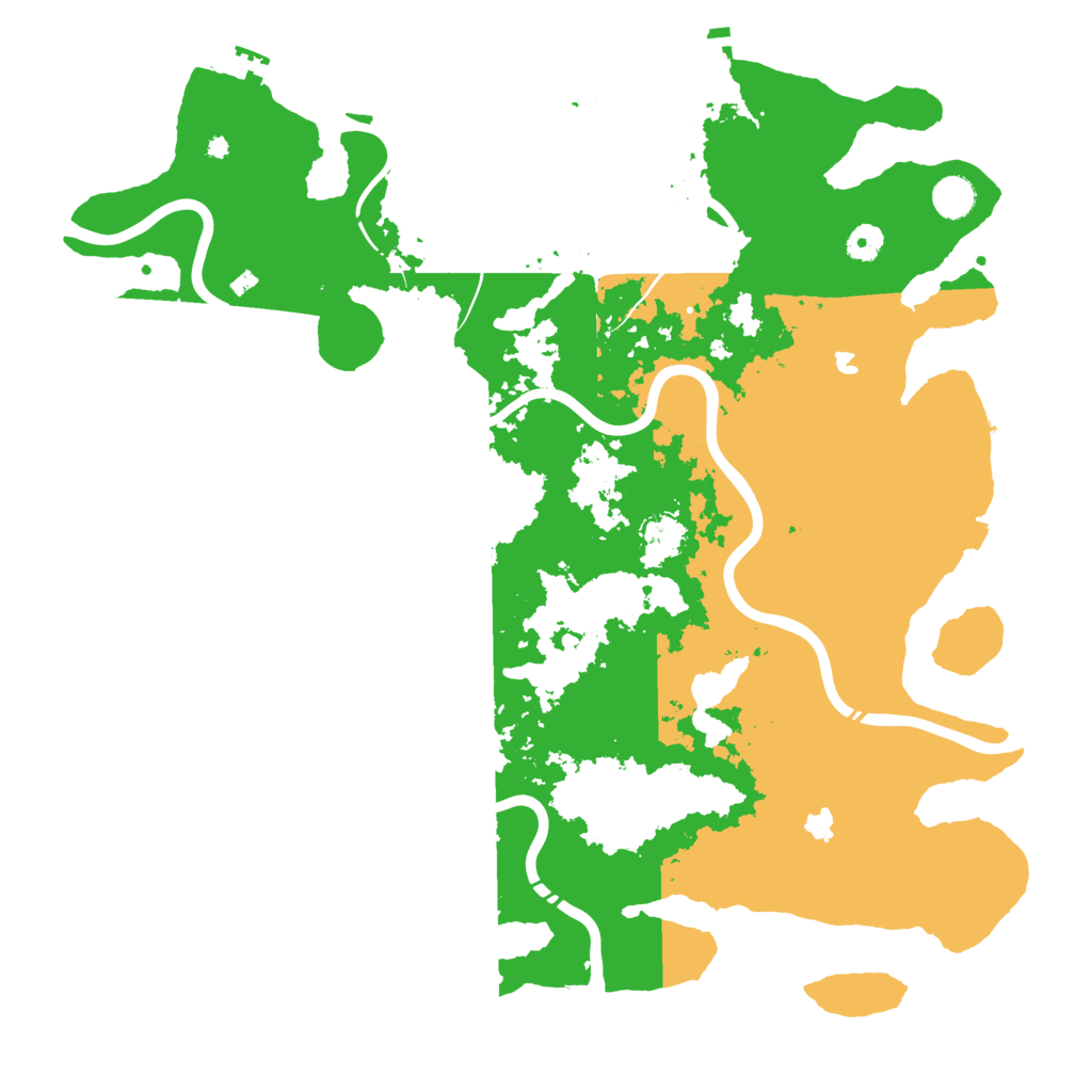 Biome Rust Map: Procedural Map, Size: 4500, Seed: 2089008278