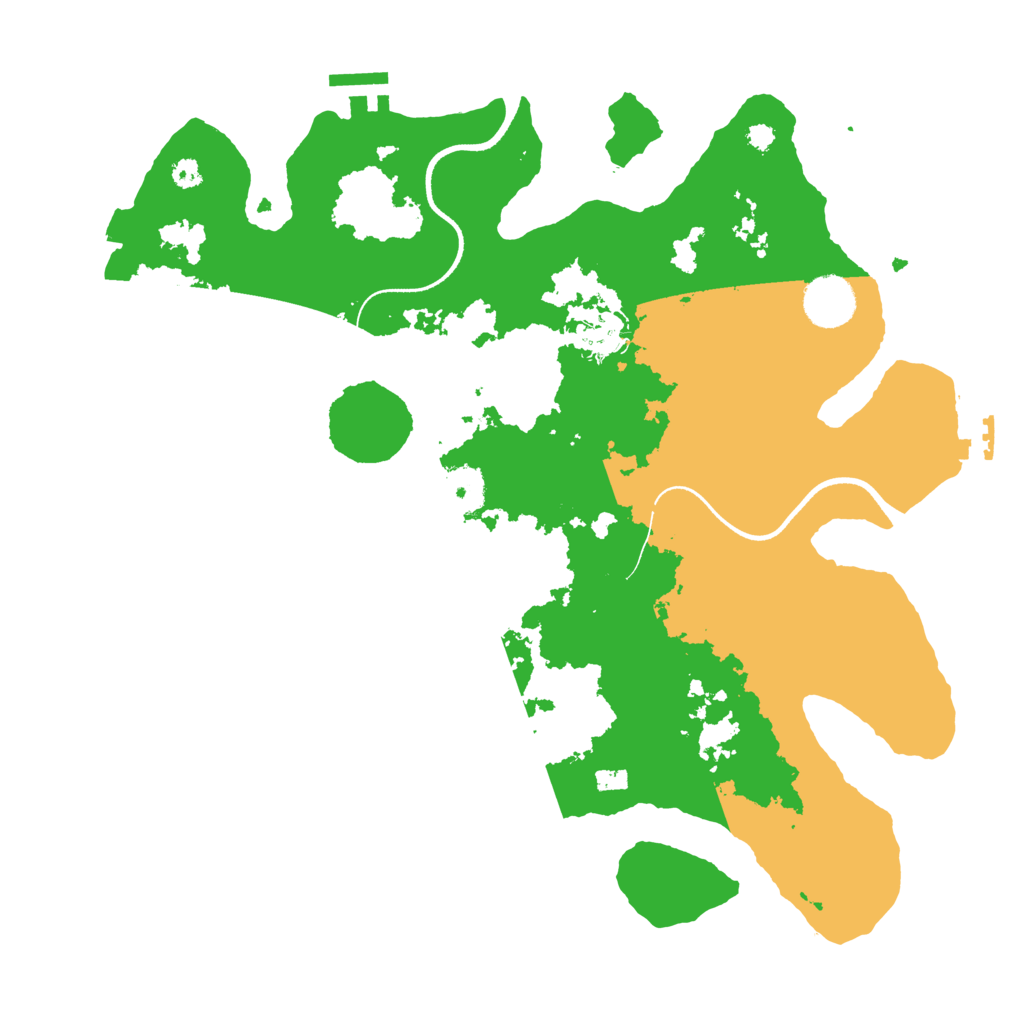 Biome Rust Map: Procedural Map, Size: 3500, Seed: 1071812103