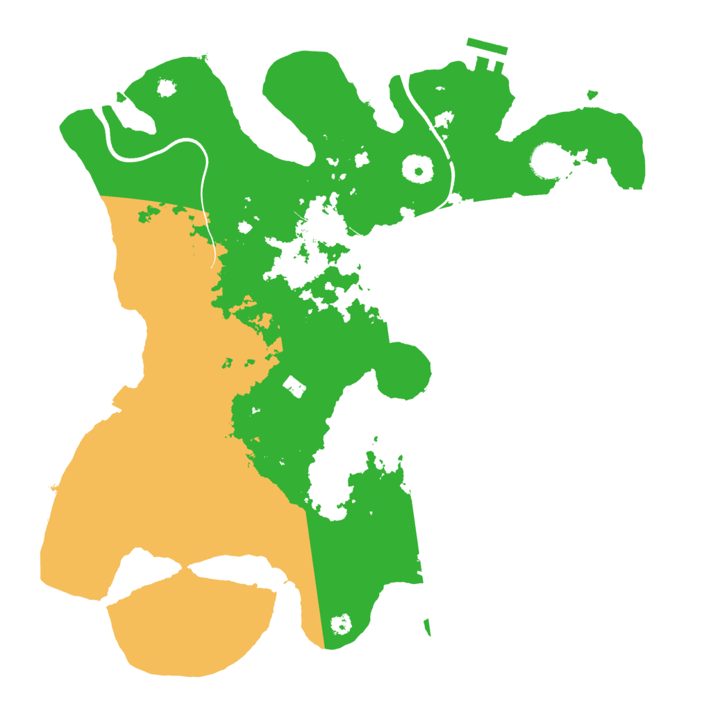 Biome Rust Map: Procedural Map, Size: 3500, Seed: 1755926449