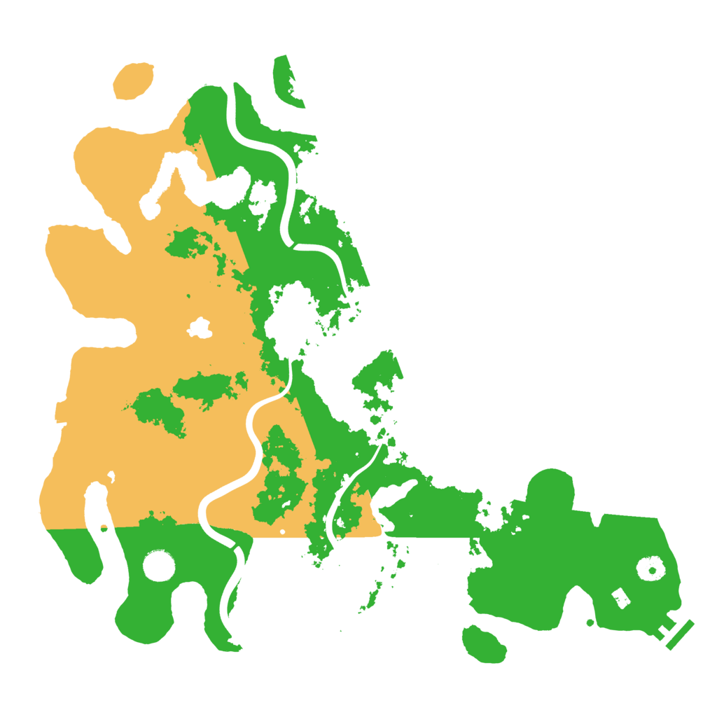 Biome Rust Map: Procedural Map, Size: 4000, Seed: 20228