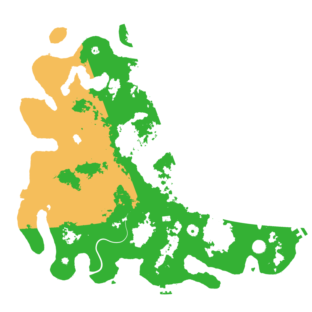 Biome Rust Map: Procedural Map, Size: 4000, Seed: 20228