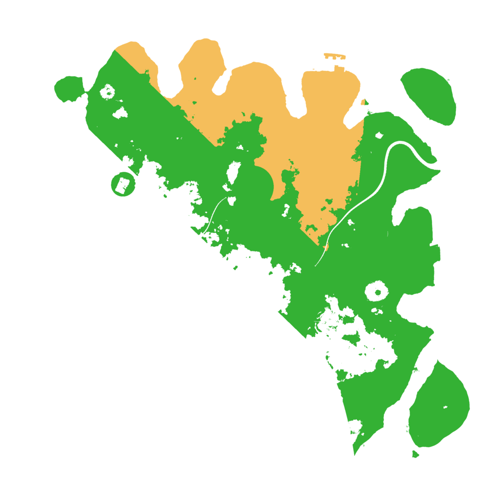Biome Rust Map: Procedural Map, Size: 3500, Seed: 449068316