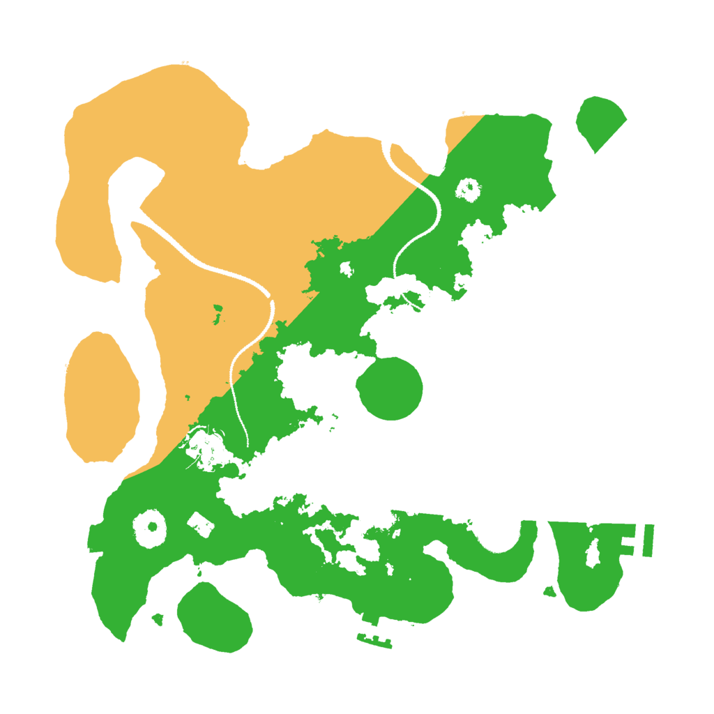 Biome Rust Map: Procedural Map, Size: 3000, Seed: 1446930868