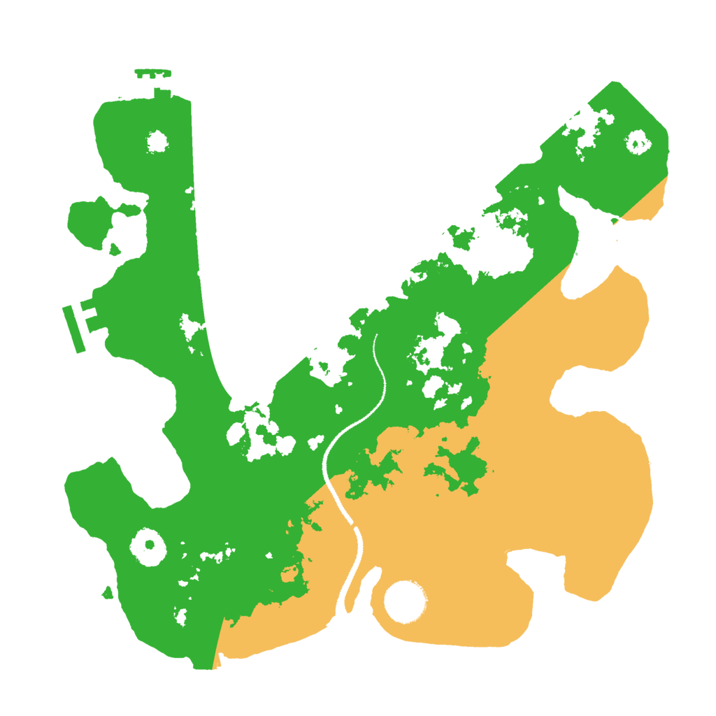 Biome Rust Map: Procedural Map, Size: 3000, Seed: 1103627386