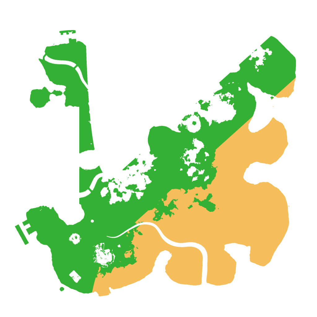 Biome Rust Map: Procedural Map, Size: 3000, Seed: 1103627386