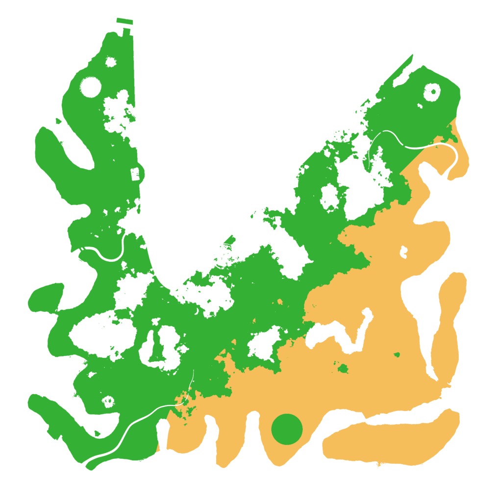 Biome Rust Map: Procedural Map, Size: 4253, Seed: 850596228