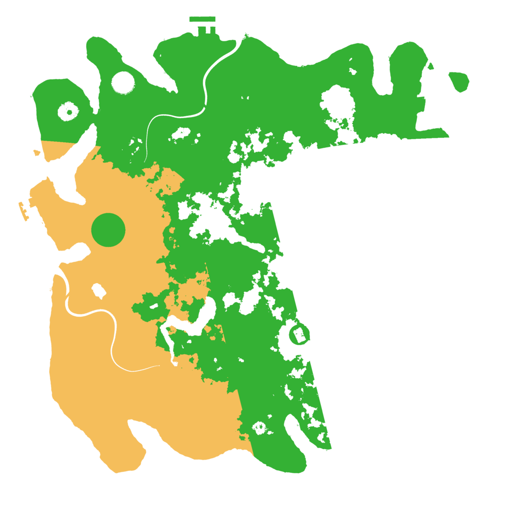 Biome Rust Map: Procedural Map, Size: 4000, Seed: 1298115408