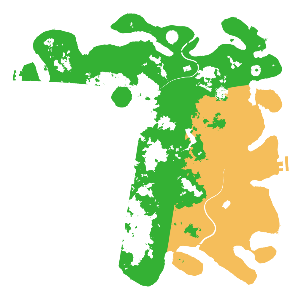 Biome Rust Map: Procedural Map, Size: 4250, Seed: 1888613591