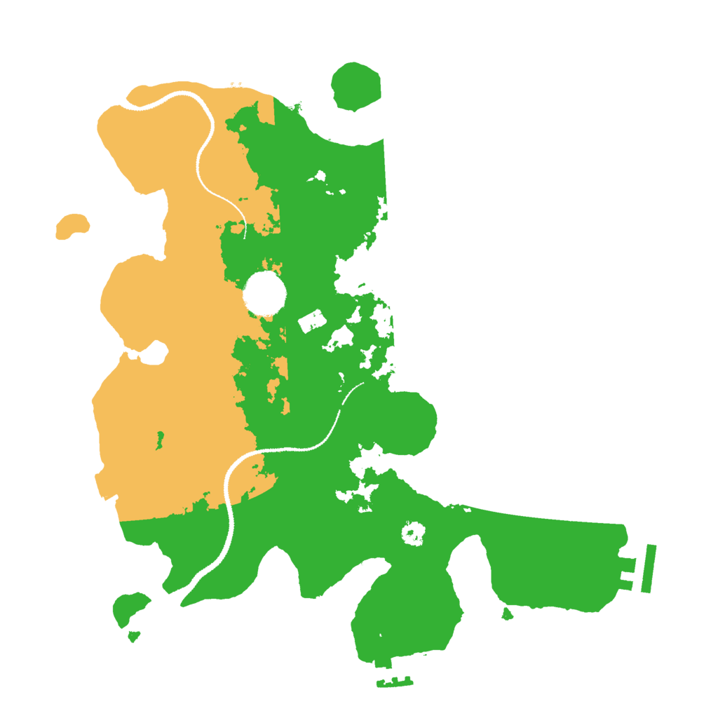 Biome Rust Map: Procedural Map, Size: 3000, Seed: 32456