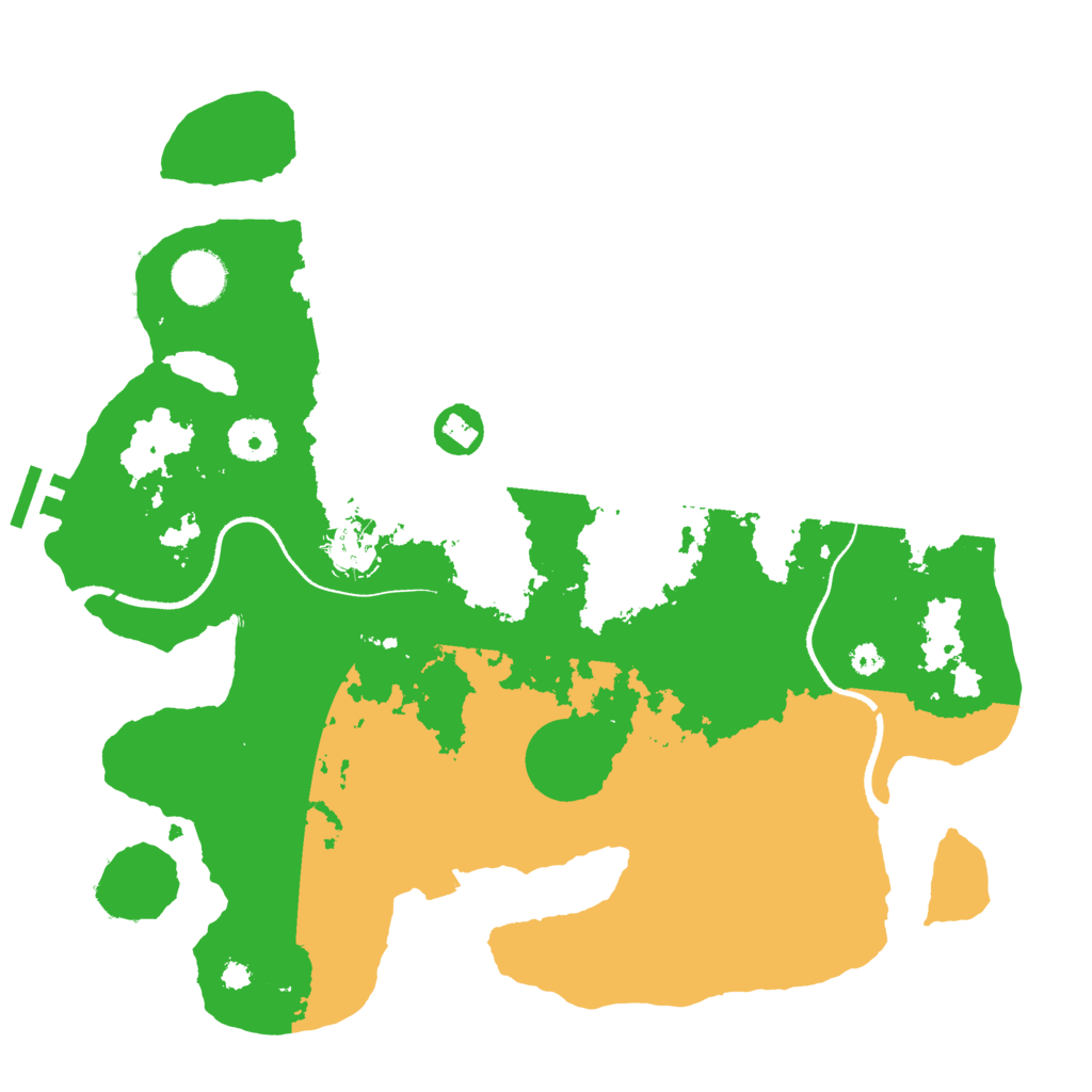 Biome Rust Map: Procedural Map, Size: 3500, Seed: 1967757396