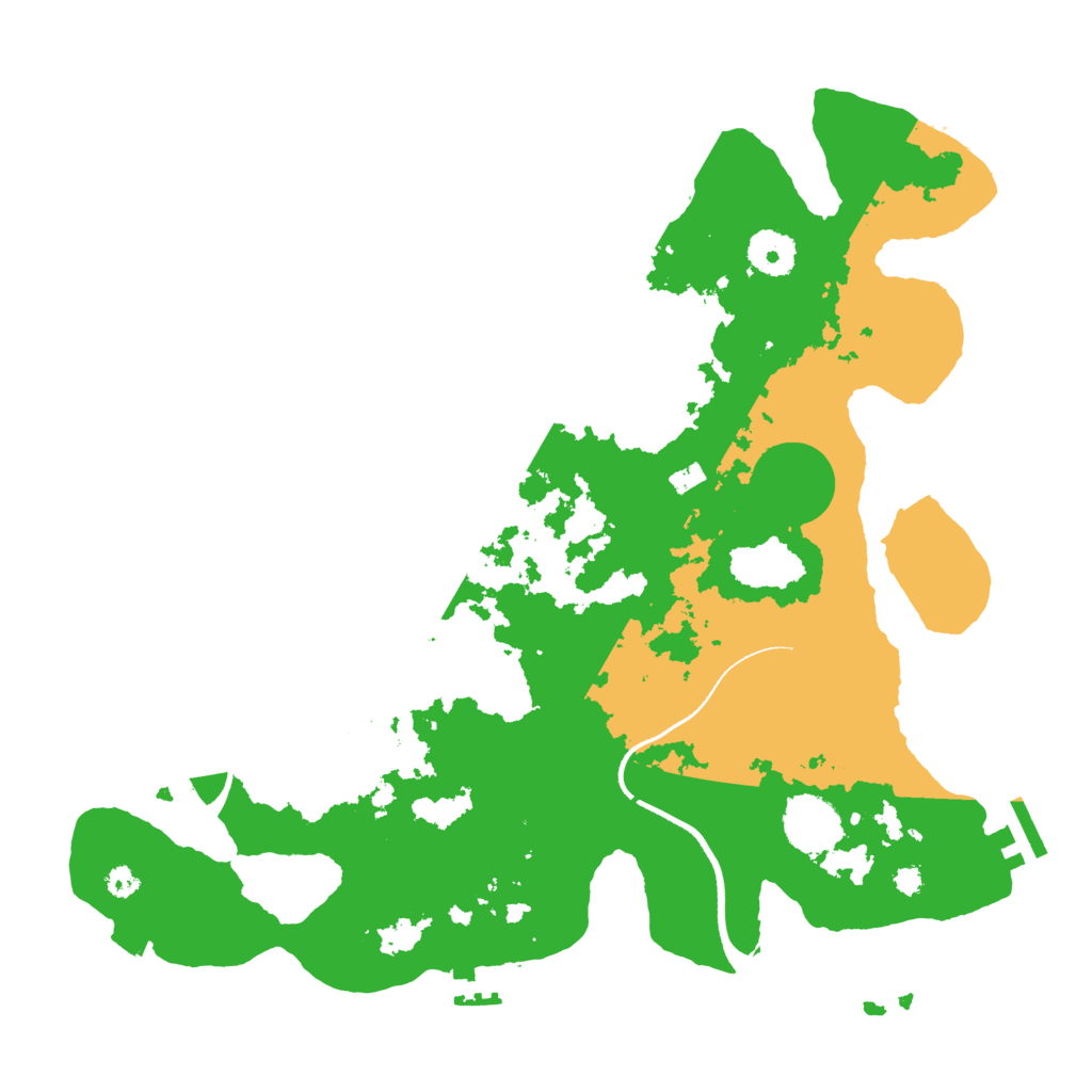 Biome Rust Map: Procedural Map, Size: 3500, Seed: 1926342911